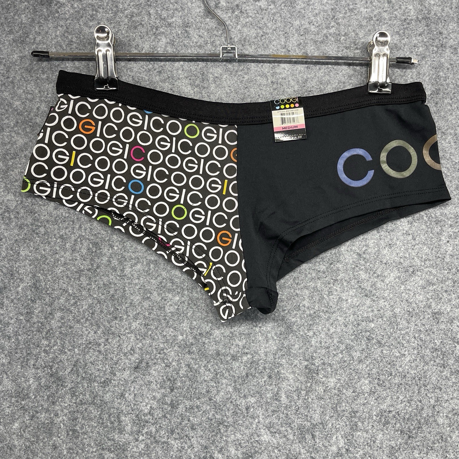 COOGI Women Underwear Black Graphic Print M Medium