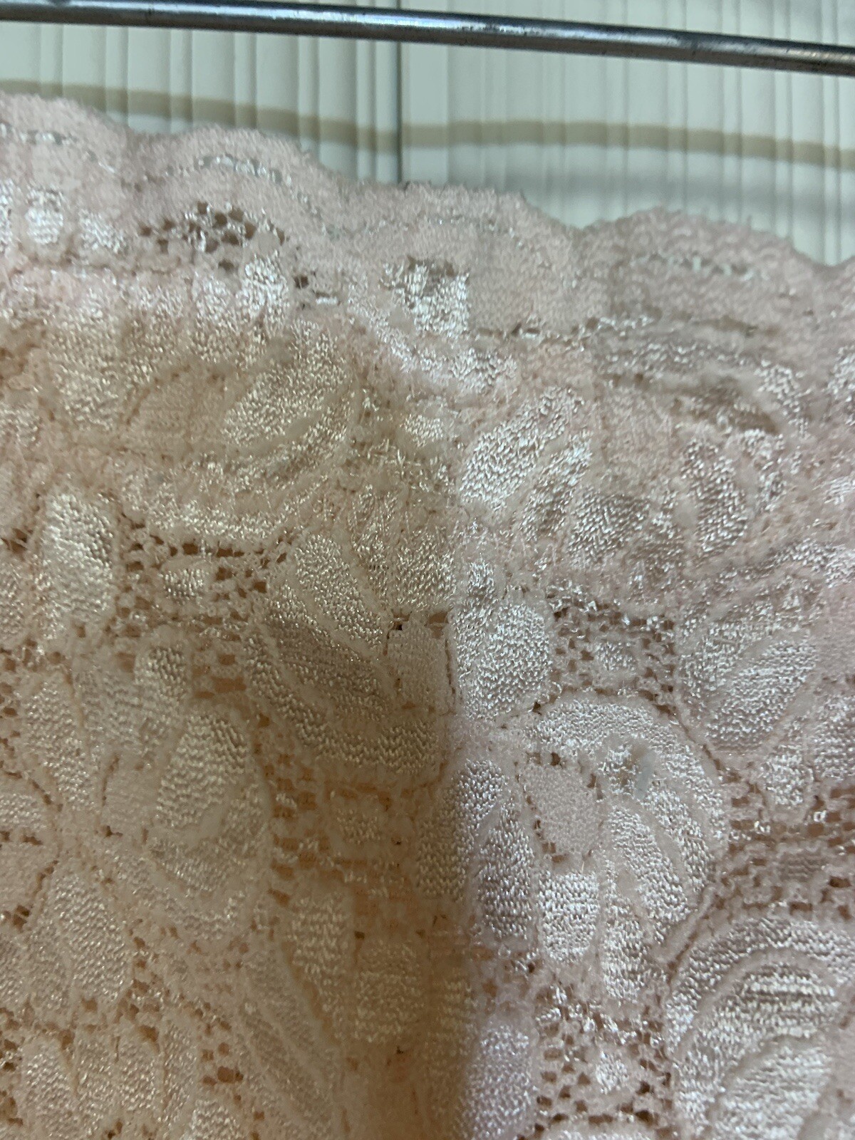 New Coco Secret womens Panties,Plus Size 3X,Pink All Over Lace,Nylon And Spandex