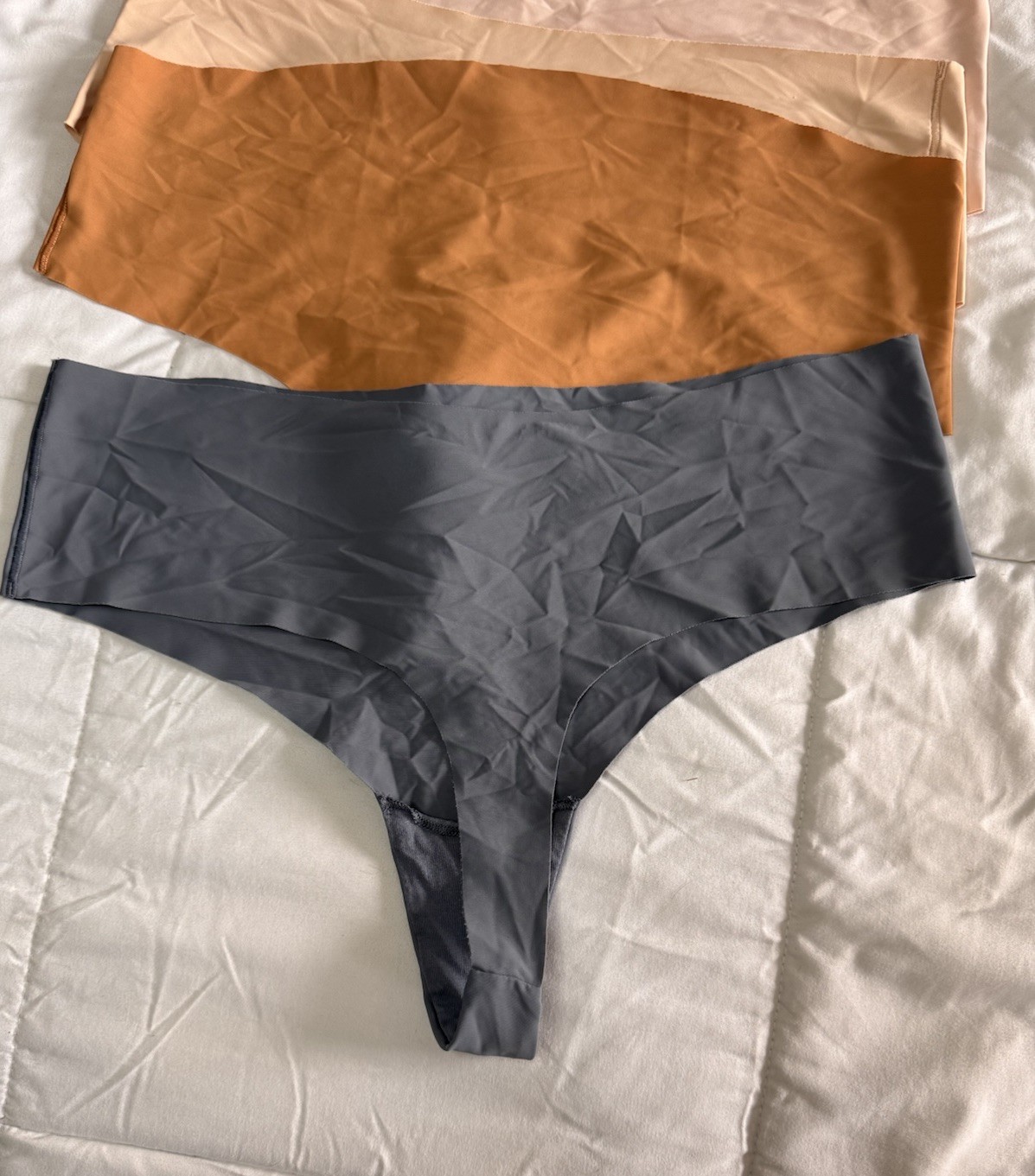 Parade High Rise Thong Panties Set Of 4 Size XL Universal Seamless No Show Nwot