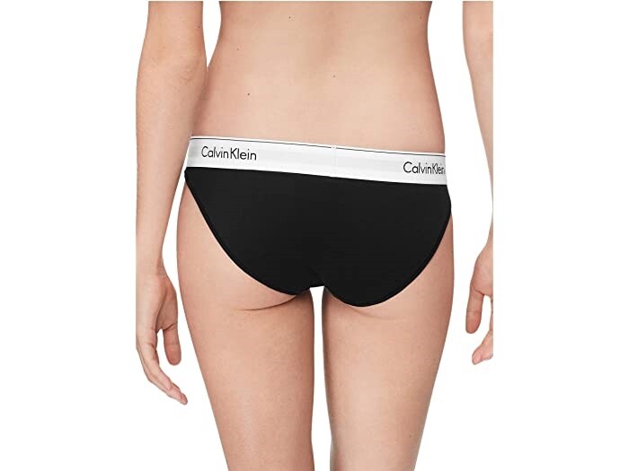 Calvin Klein 261444 Women’s Modern Cotton Bikini Underwear Black Size Large