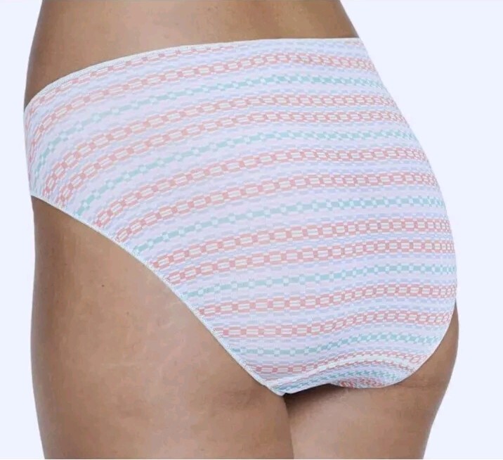 Jockey No Panty Lines Bikini Multicolor LEOPARD Panty Size 6/M #1370~NWT