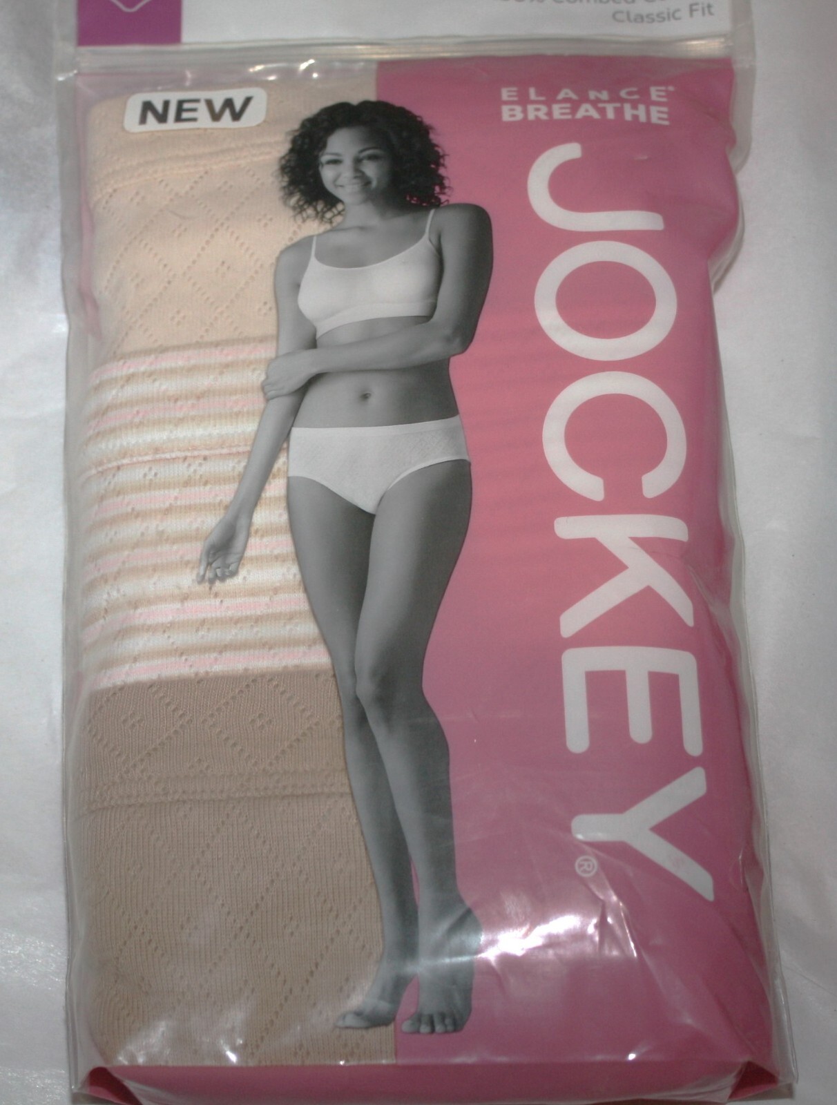 New 3 pack JOCKEY 100% combed cotton HIPSTERS BREATHABLE comfort BEIGE IVORY 9