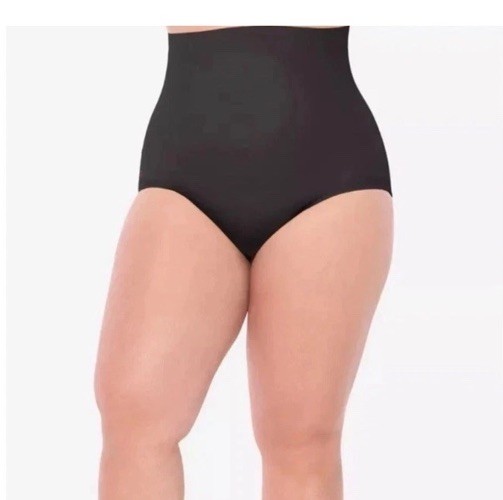NWOT RUBY RIBBON Size L Black Everyday High Waisted Shapping Brief