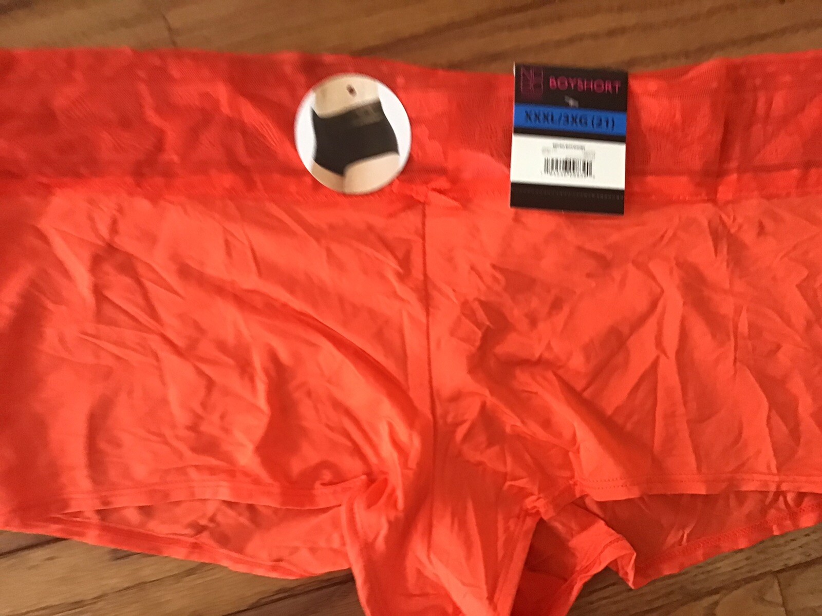 New NOBO No Boundaries 4-Pack Boyshort Panties Size 3XL (C26-2)