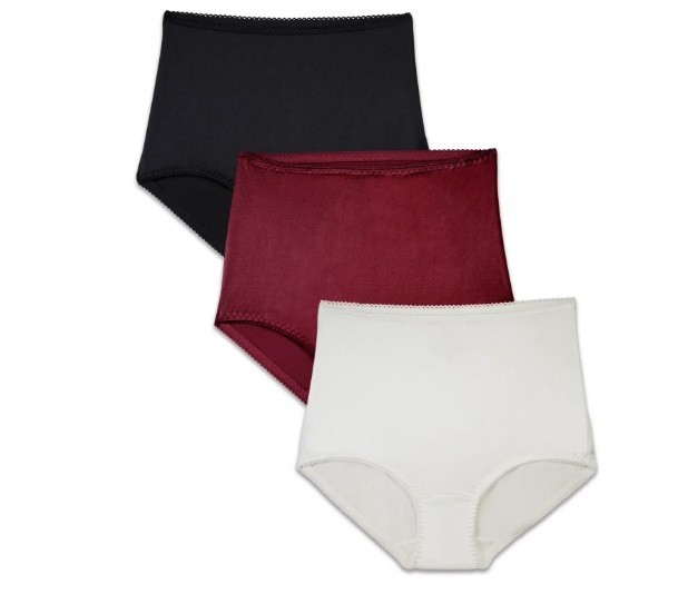 Vanity Fair Lingerie 3 Pack Brief Panties Radiant Collection Undershapes XXL 9