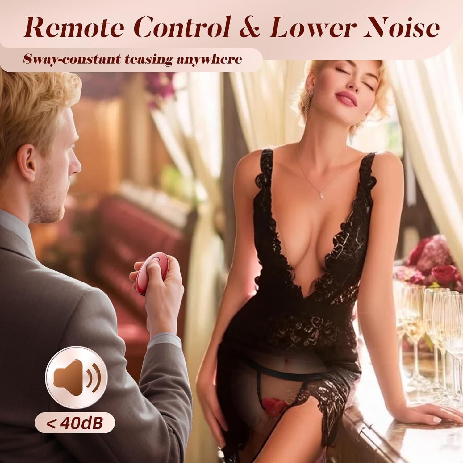 Vibrating Women Panties Massager Wearable Wireless APP Remote Control Underwear