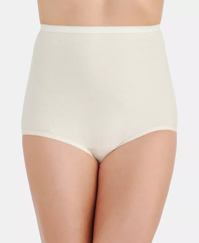 NWT Vanity Fair Perfectly Yours Cotton Classic Brief #15318 Sz 11/4XL Candleglow