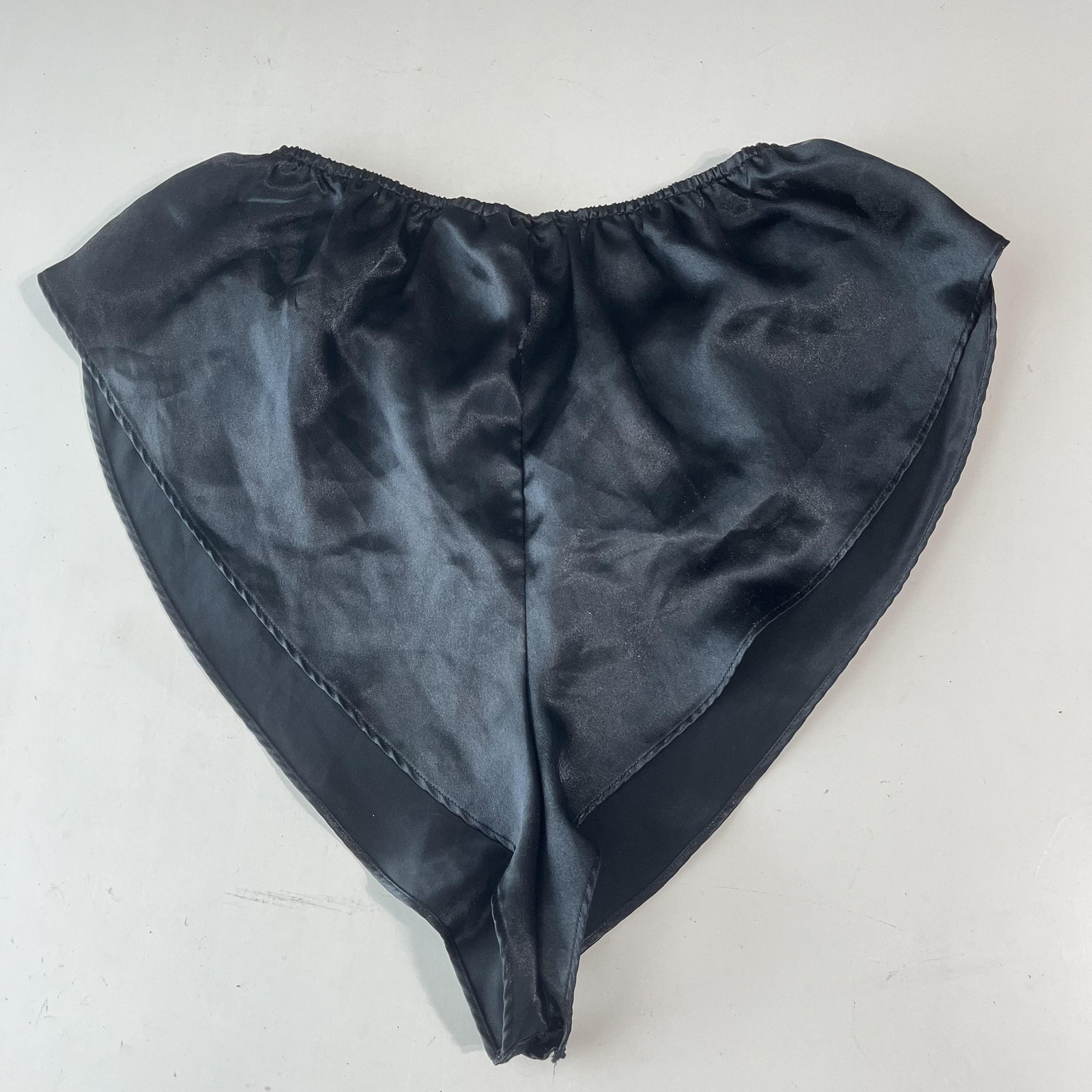 Victoria’s Secret Panties Gold Label Vintage Black Satin Bikini Brief Lingerie
