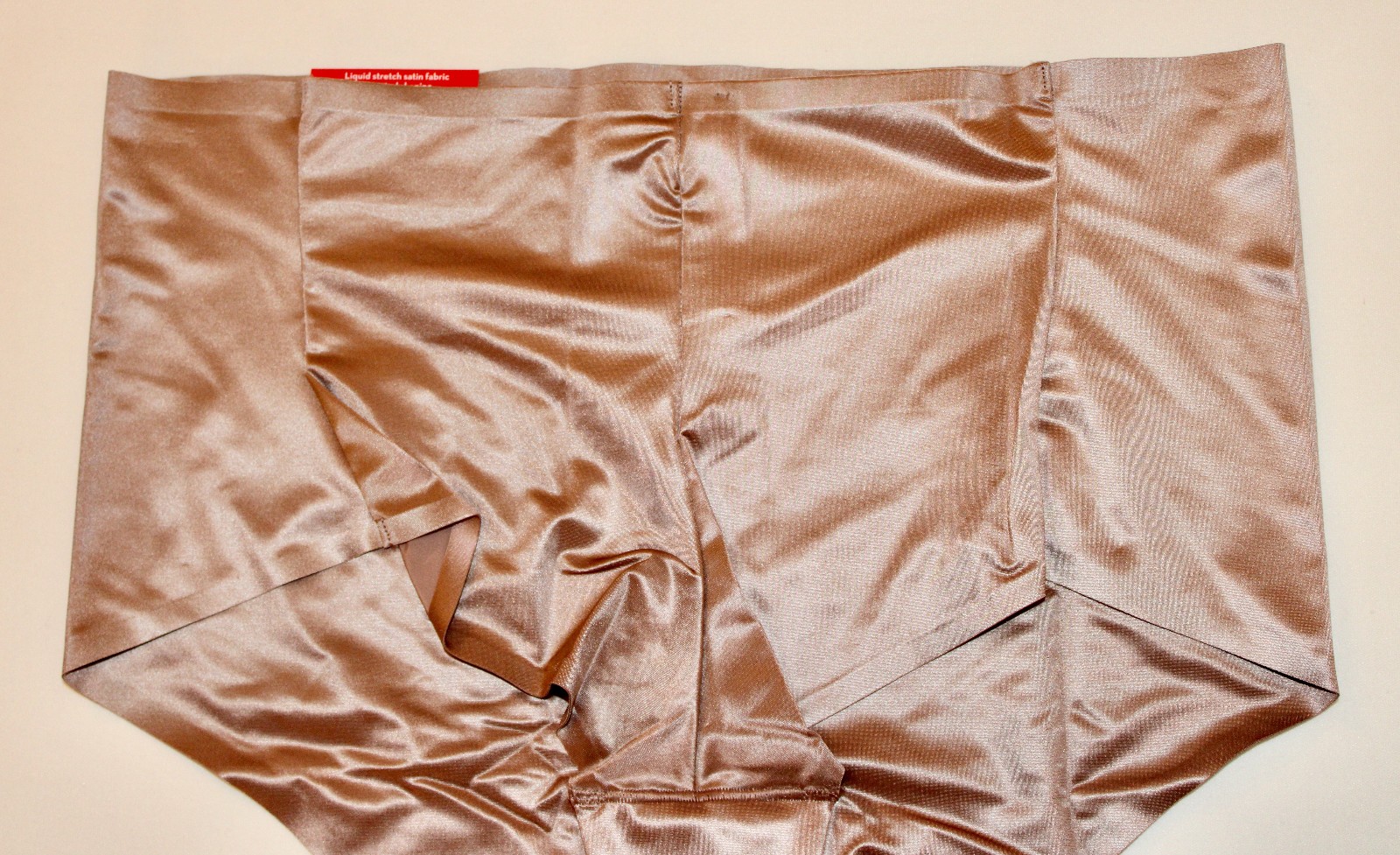 NWT SPANX Women’s Plus Cafe au Lait Brown Shaping Satin Thong Underwear 1X 2X 3X