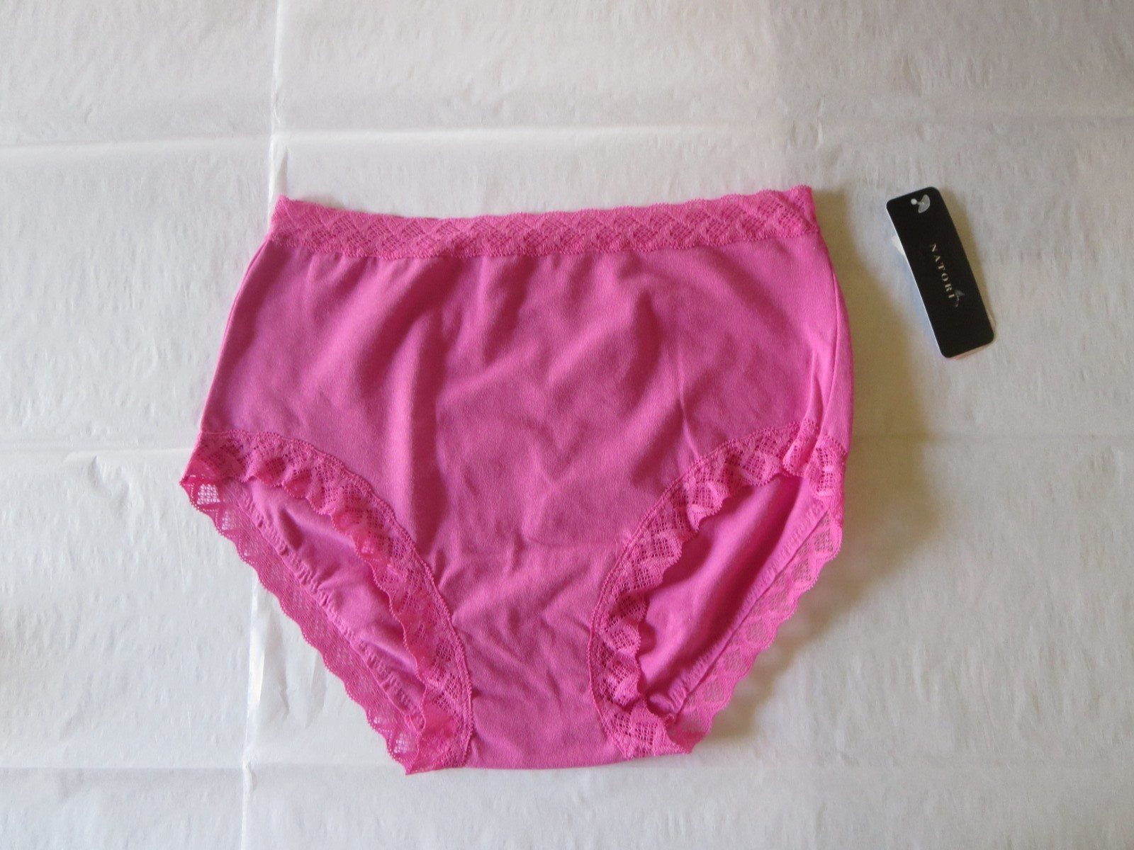NATORI WOMEN’S BLISS COTTON FULL BRIEF PANTY #755058, MEDIUM, SAMBA RED, NWT $20