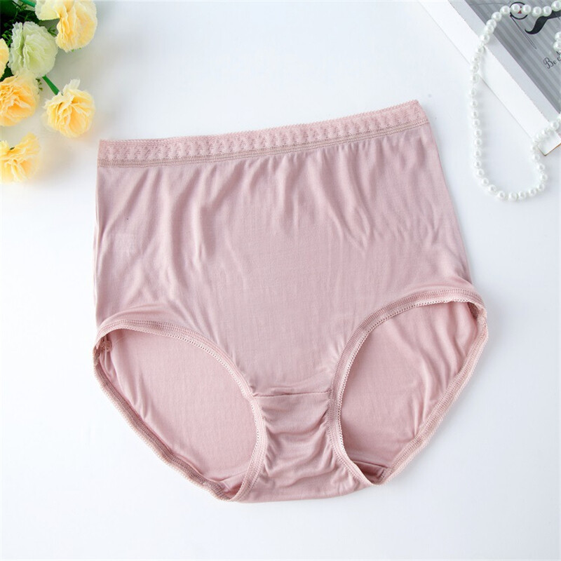 Large Ladies Knitted Silkworm Silk Briefs Knickers Panties Underpants Underdress