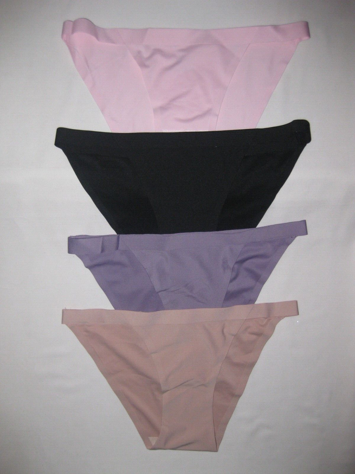Knowyou 4pk tagless microfiber string bikini panties S nip 80s aesthetic