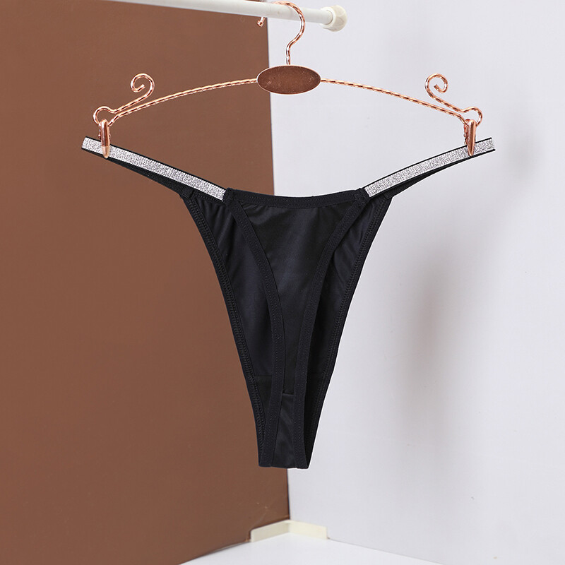 6 Pack Lot Sexy Womens String Bikinis Satin Panties Brief Thong Ladies Underwear
