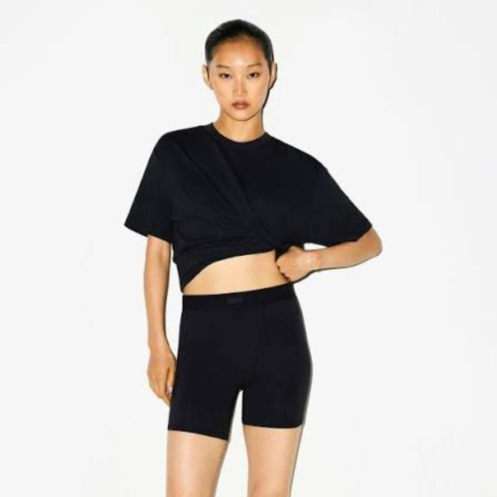 SKIMS Soft Lounge Boxer – Onyx Black (XS)