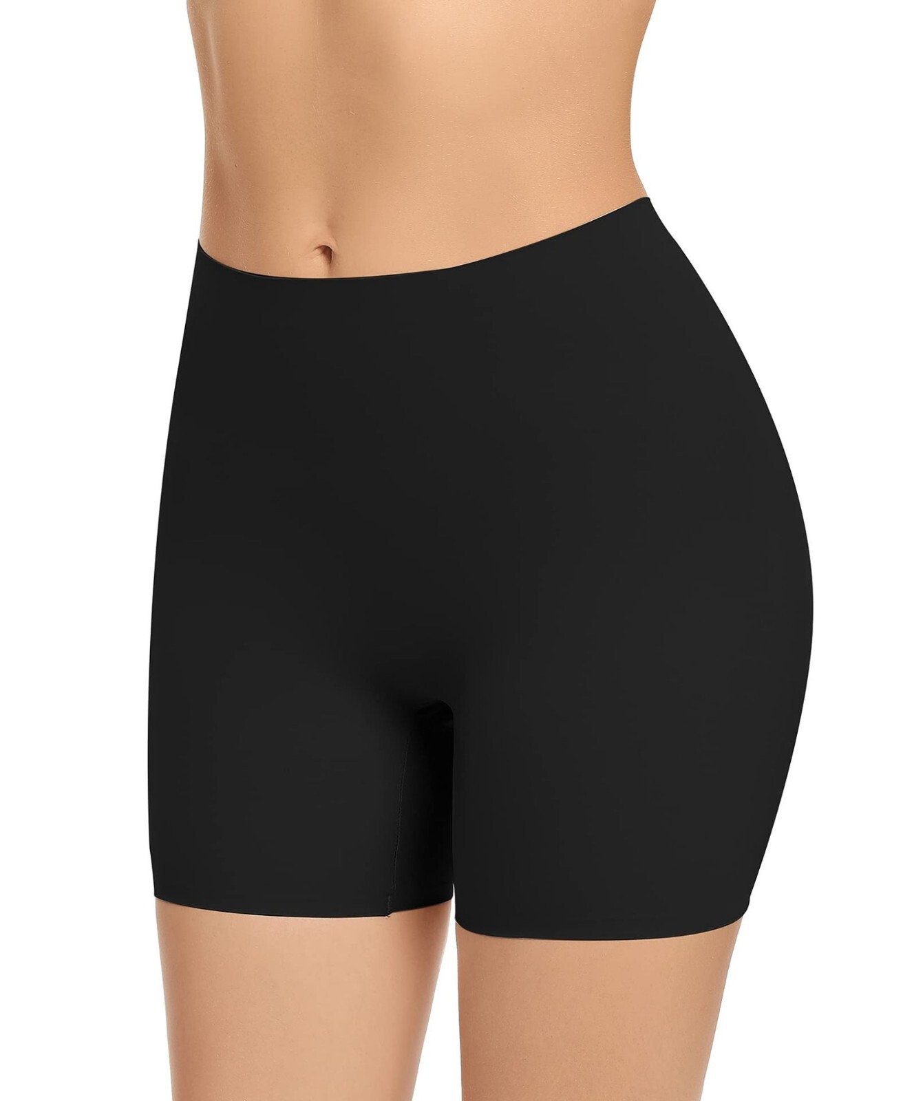 Ladies size 10-12 Boxer Shorts Medium Control knickers panties briefs Black