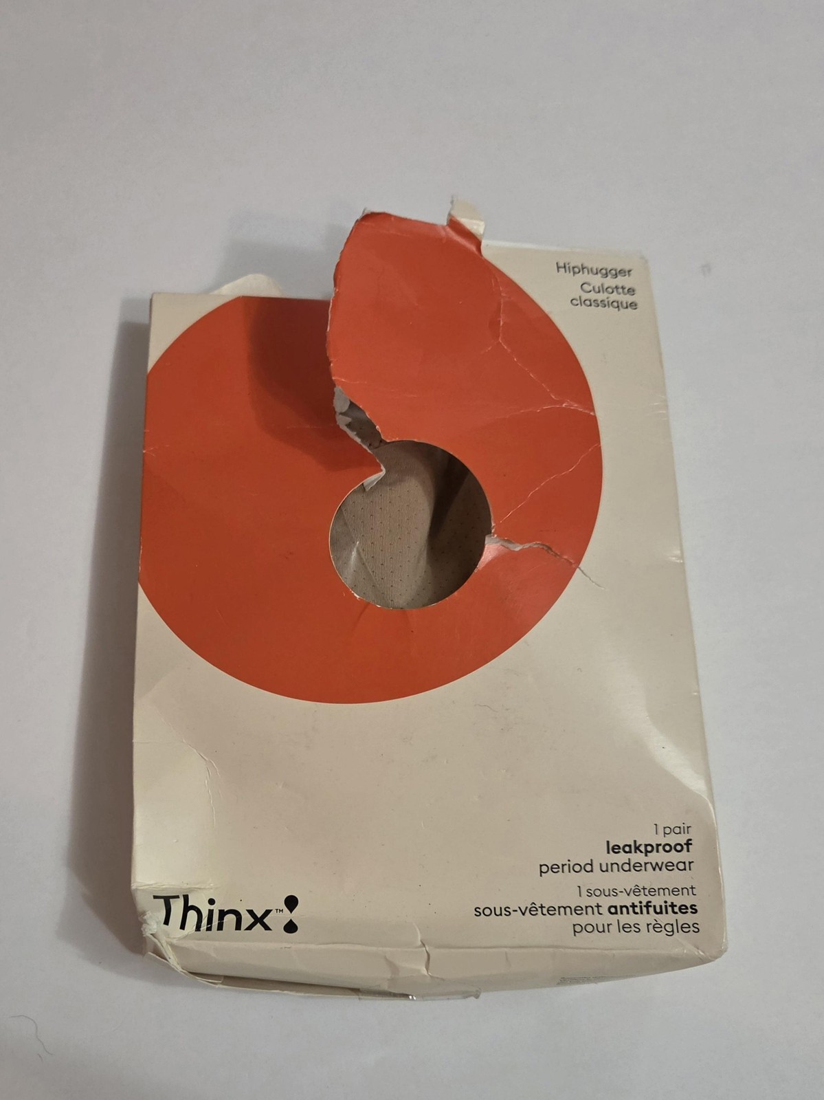 Thinx Panties Womens Medium Beige Brush Hiphugger Leakproof Period Underwear