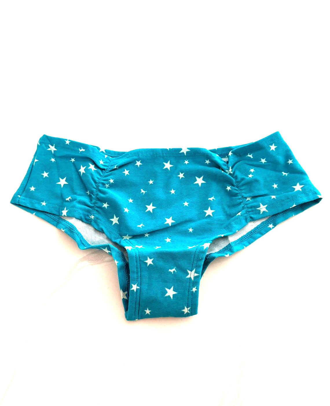 Victoria’s Secret PINK Ruched Cotton Cheekster Panty Blue Stars