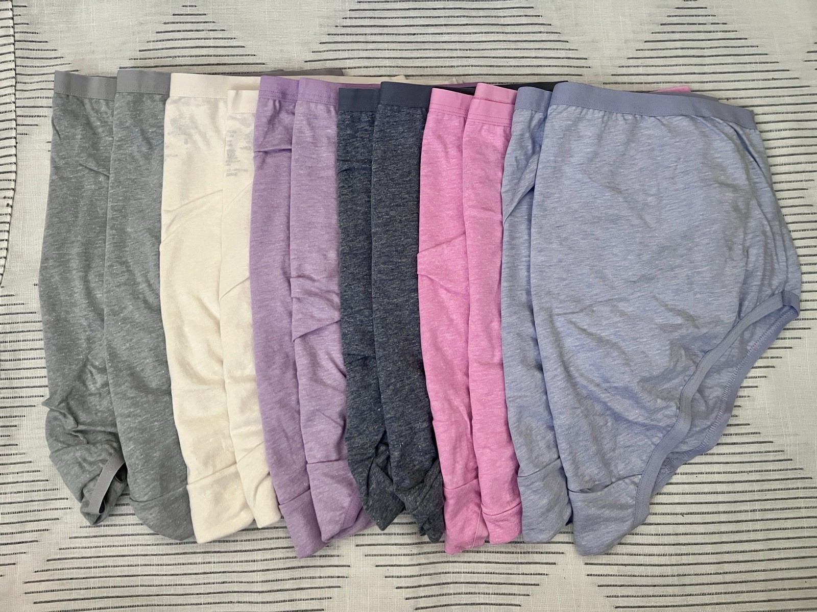 New 12 Pack Women’s Fruit Of The Loom Brief Underwear Size 8