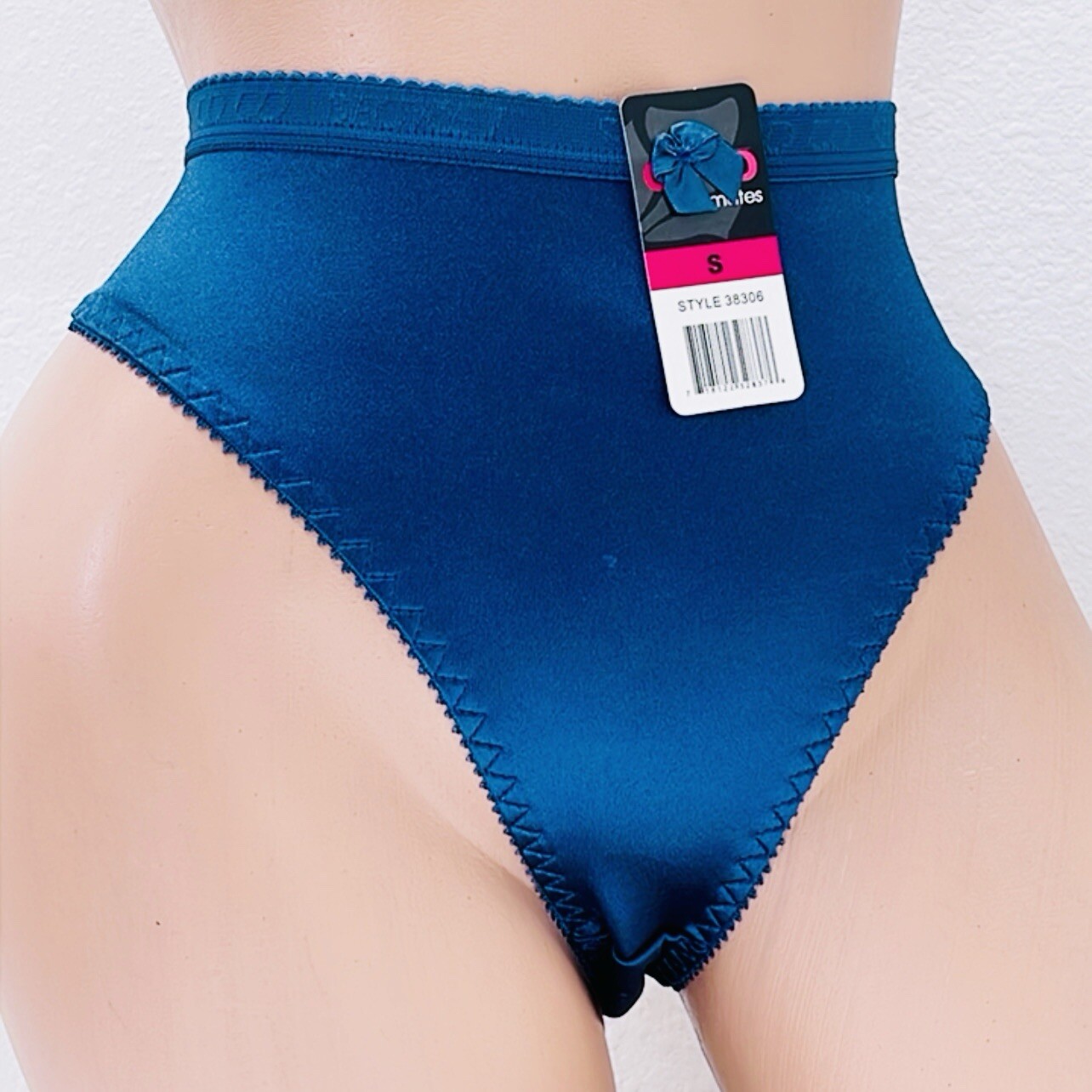 Womens Briefs 6/12 Bikini High cut Panties Wet lingerie Satin Silky Cool Lot 306