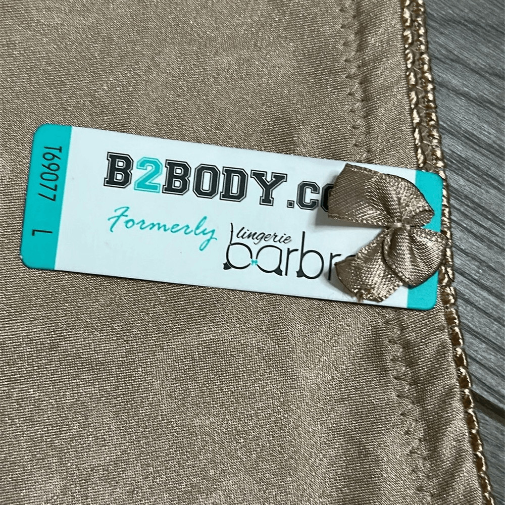 B2Body High Waist Full Coverage Brief Panty Bronze Brown Size Large