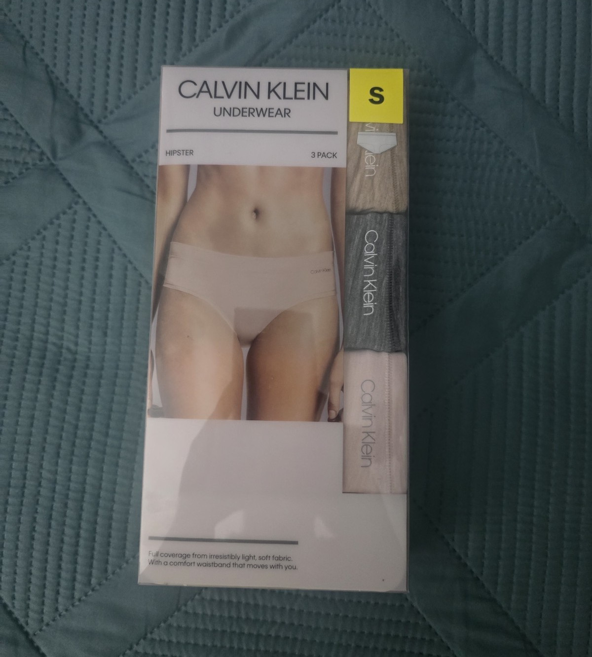 Calvin Klein Underwear Women’s Hipster Panties 3-Pack Size S Multicolor