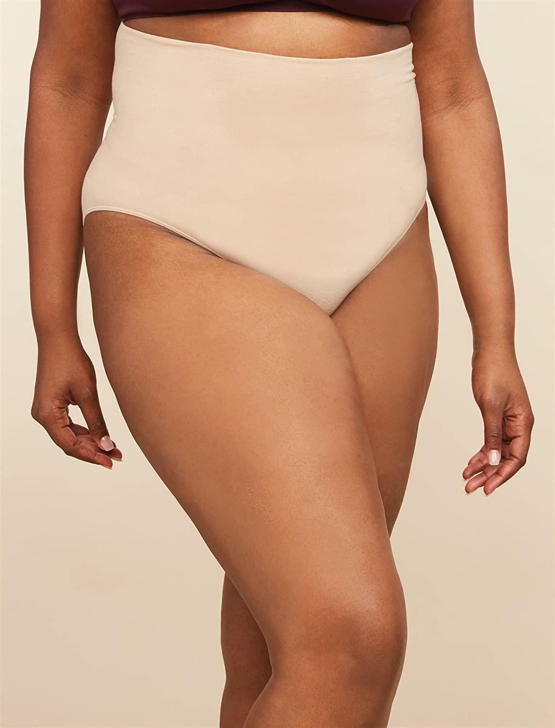 Motherhood Maternity 2 Pack Seamless Support Underwear, Black and Nude, 1X
