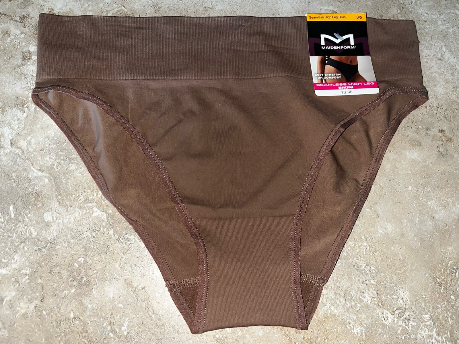 NWT Maidenform Seamless High Leg Bikini Panty Small 5