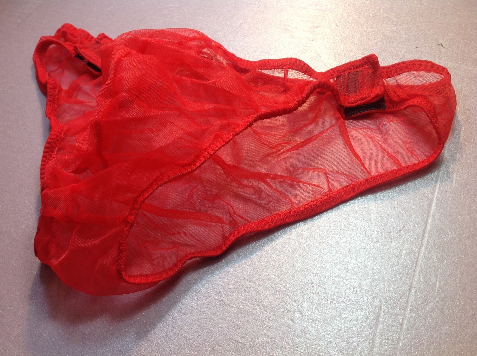 Women/Men’s Panties,USA,opens Completely,2 tape Snaps,size XL/1X, Red Gauze