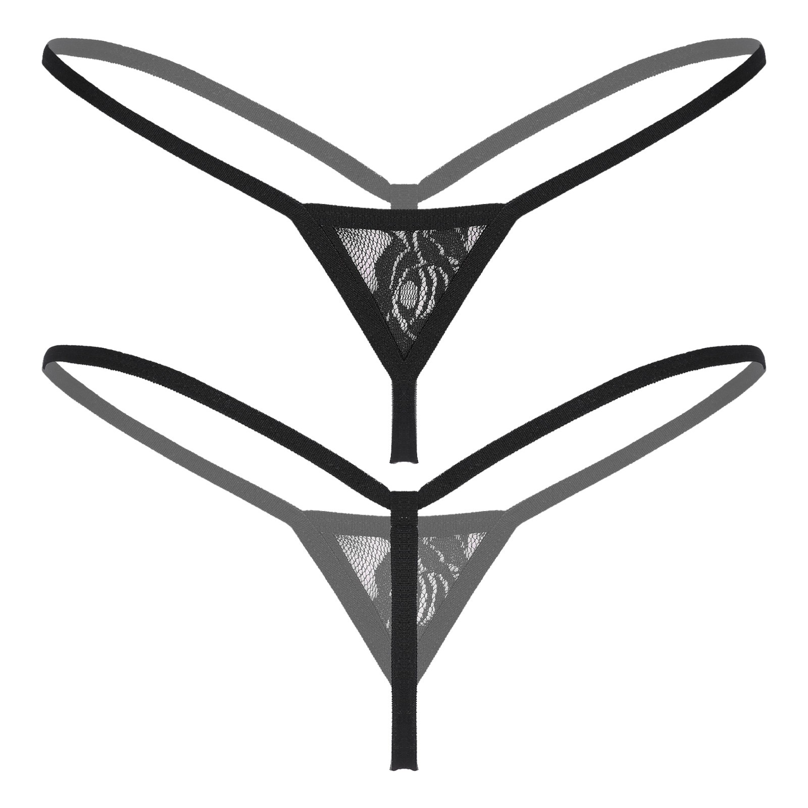 US Womens Sheer Pajamas Panties Club Briefs Rave Underwear Lace Lingerie Bikini