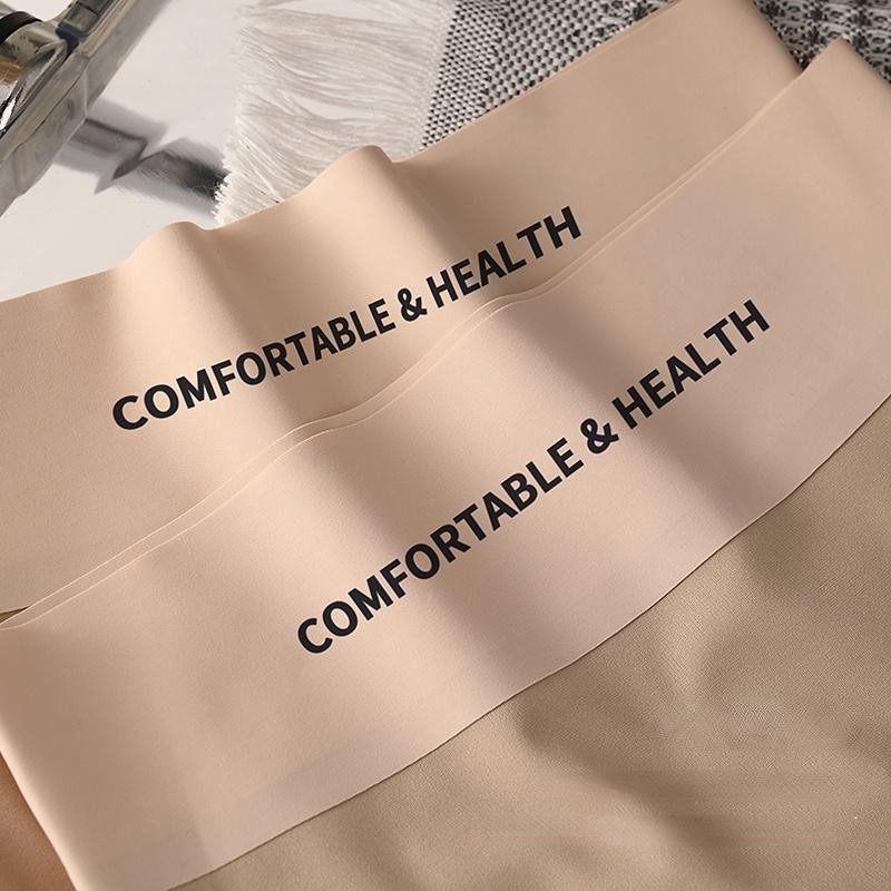 Women Seamless Invisible Panties Ice Silk High Waist Ultra Thin Soft Comfortable