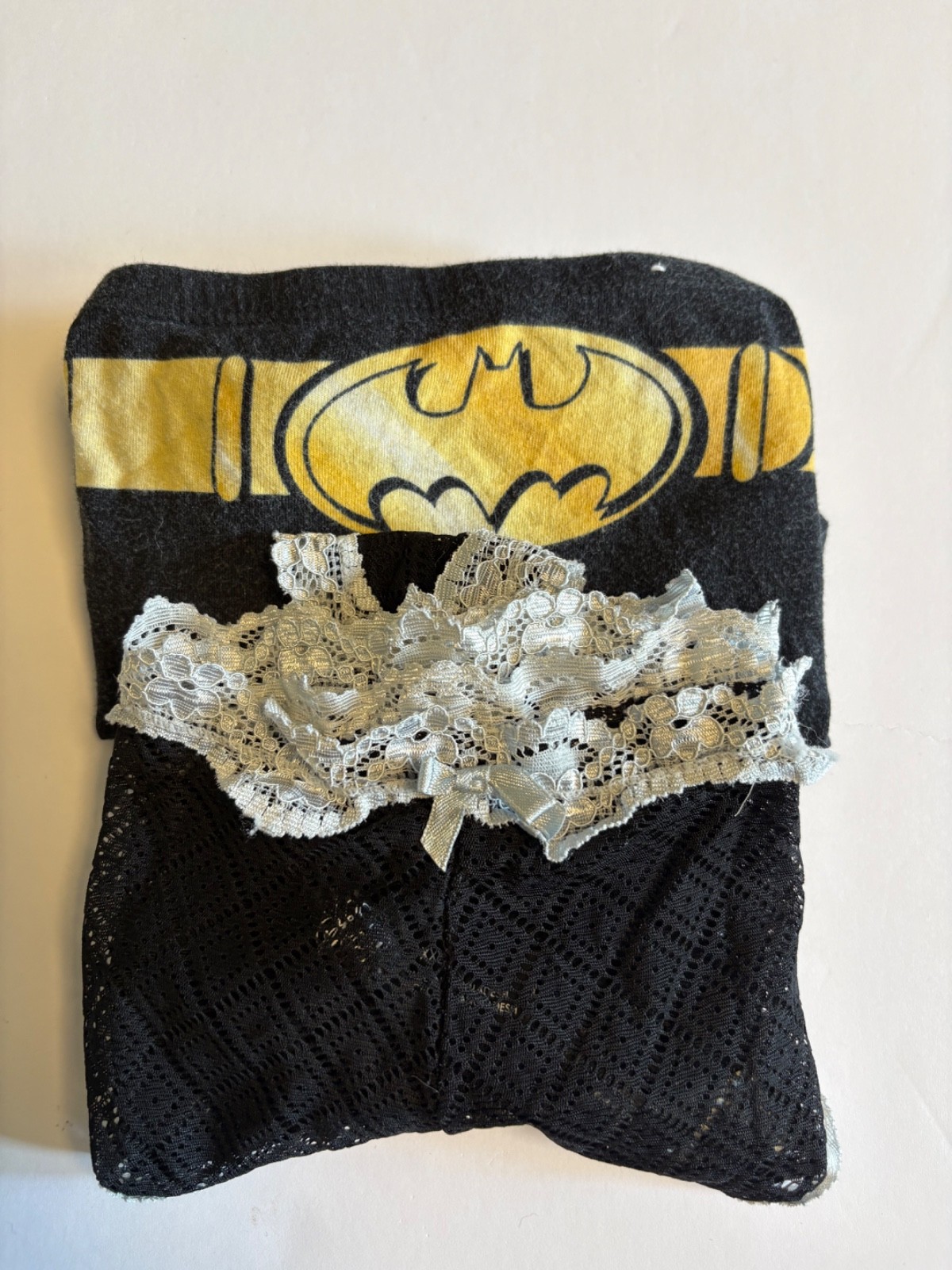 Batman DC Comics Women’s Panties and Black Lace & Gray Cotton XXL 2X Size 9 Lot