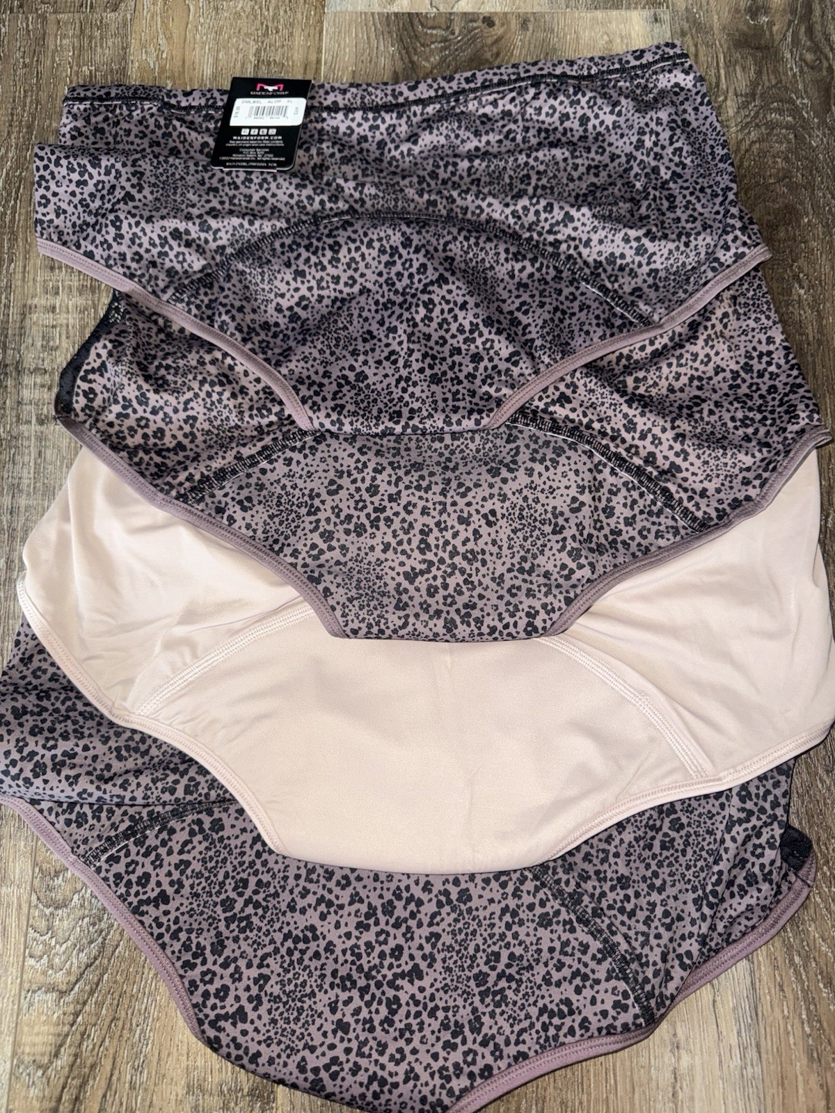 Maidenform ~ Womens Period Hipster Leak Protection Underwear Panties 4-Pair ~ XL