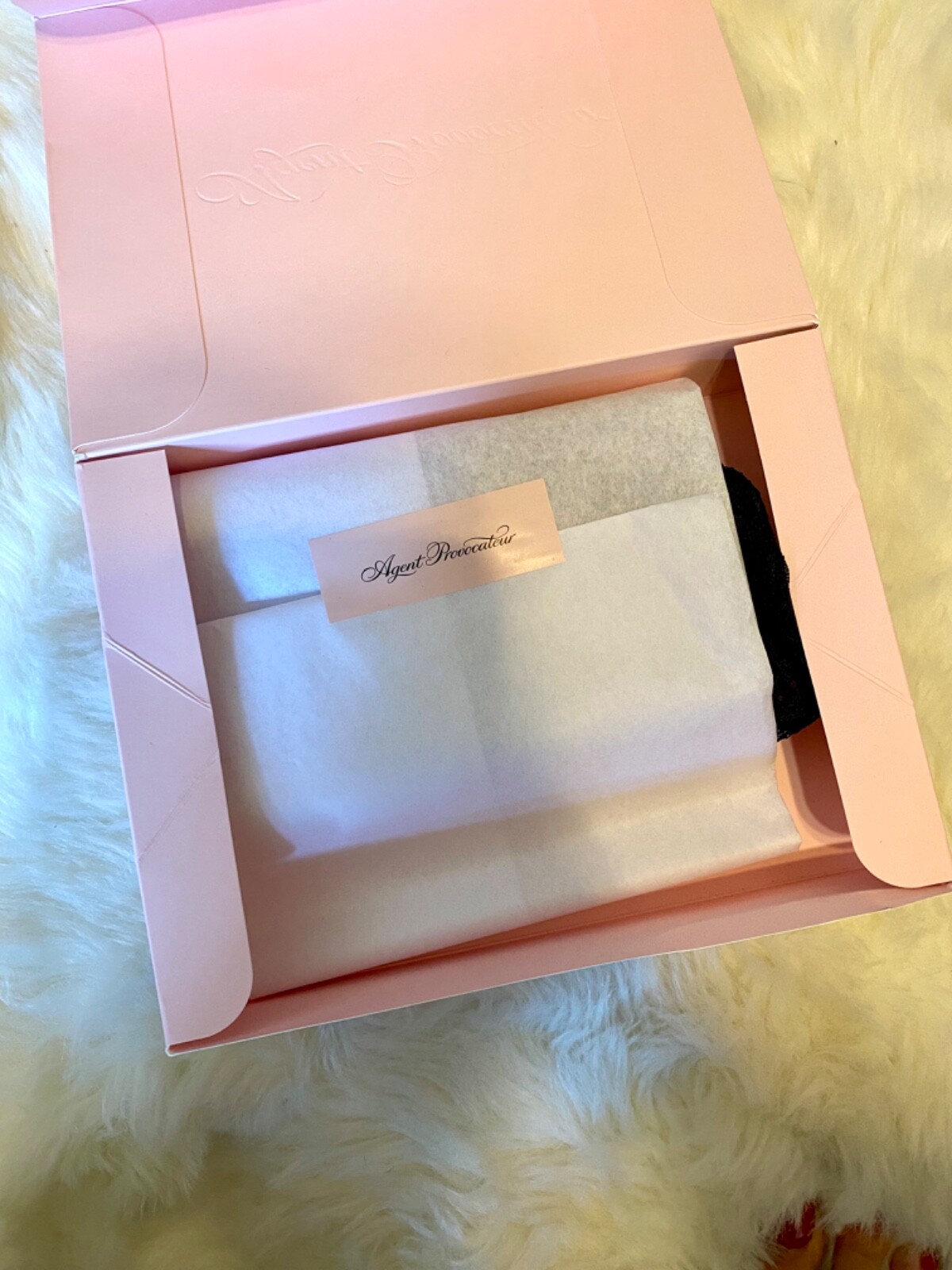 Agent Provocateur Lorna Lace Oevert Black lingerie NIB – Size AP 3 (US 6)