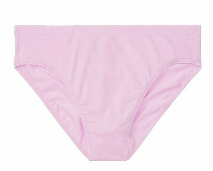 M L XL Orchid Purple Stretch Cotton Victorias Secret High Leg Waist Brief Panty