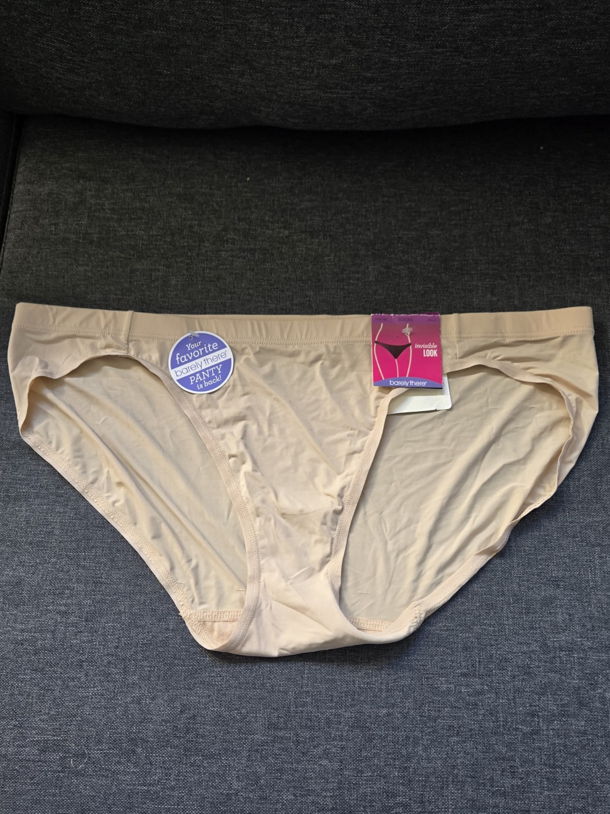 Barely There by Maidenform Invisible Look Beige Bikini Size 2XL