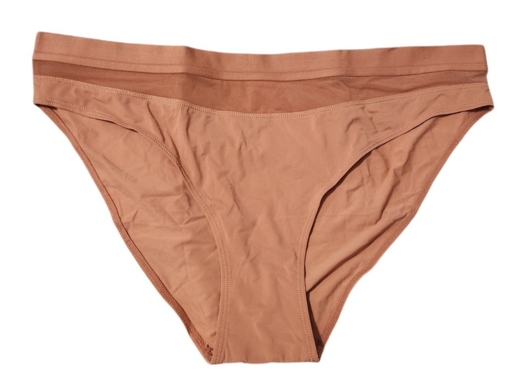Parade Womens L Bikini Brief Underwear Light Brown Tan Nude