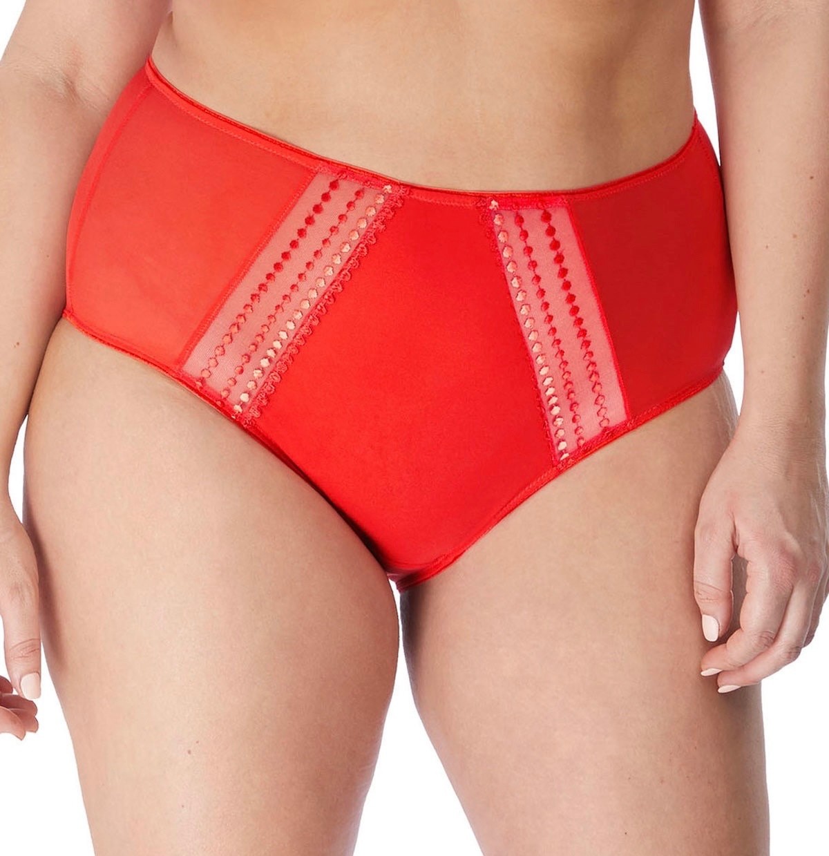 Elomi Matilda Full Brief Chilli Red Size XL 16 18 High Waist Knickers 8906 New
