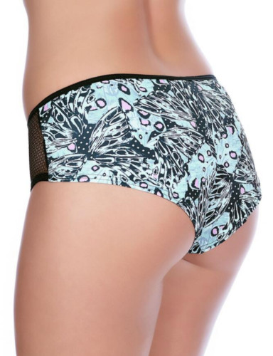 Freya Nova Boyshort 5086 Black Grey Pink Mesh Knickers BRAND NEW L4