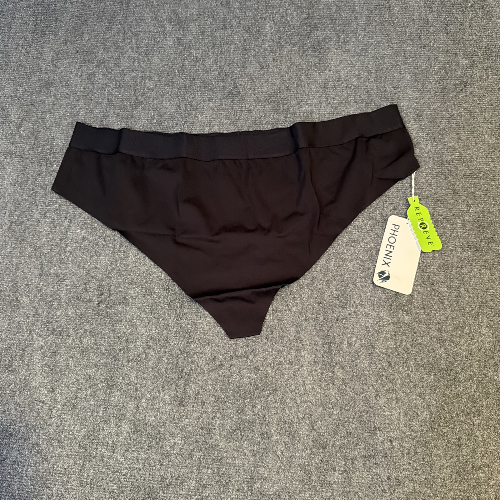 Phoenix Activewear Malibu Thong Black 3X Panty New with Tags Swim Gym