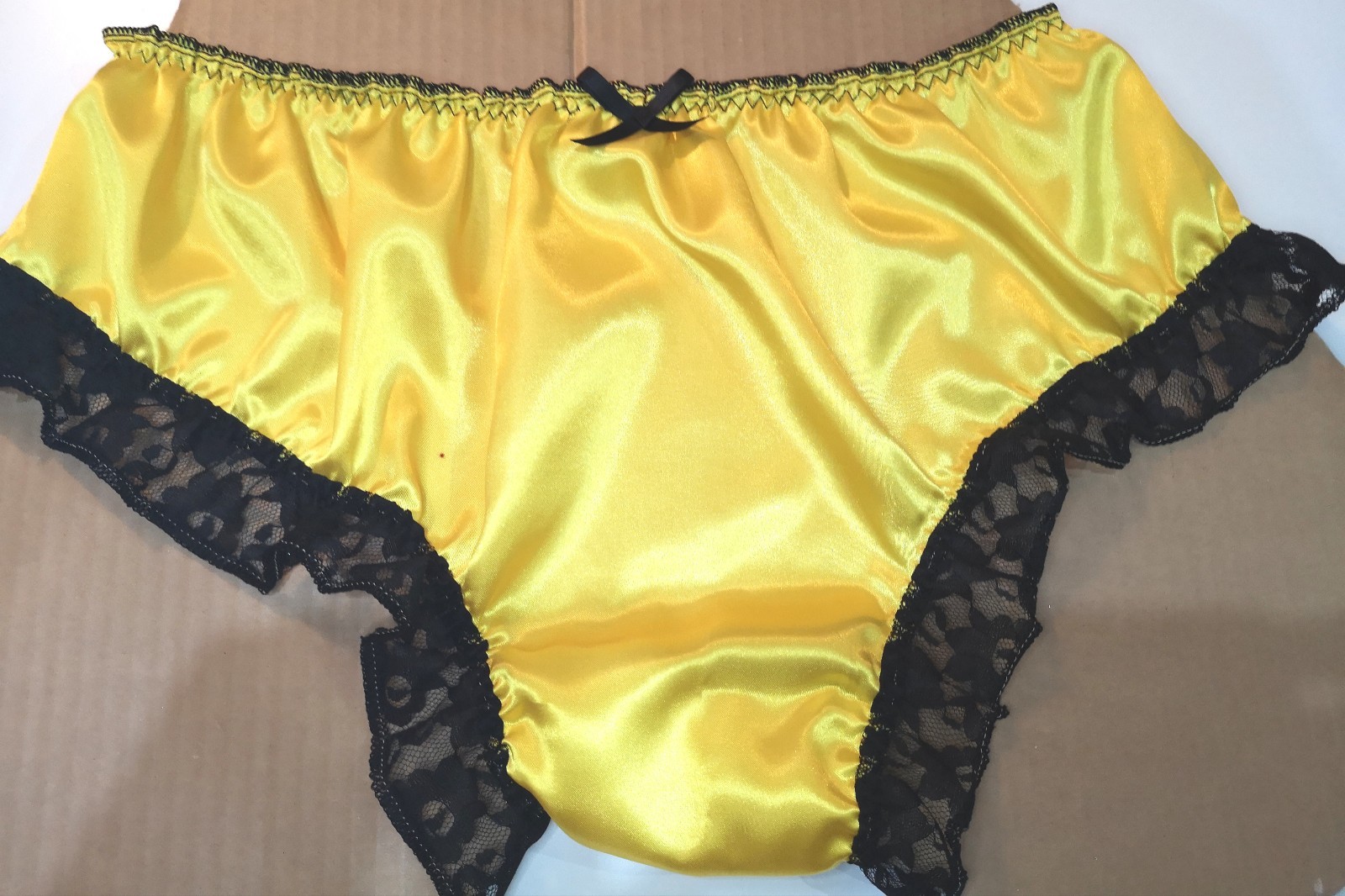🌸MADE TO ORDER “SATIN Sissy Knickers with lace legs.. any colour, any size🌸