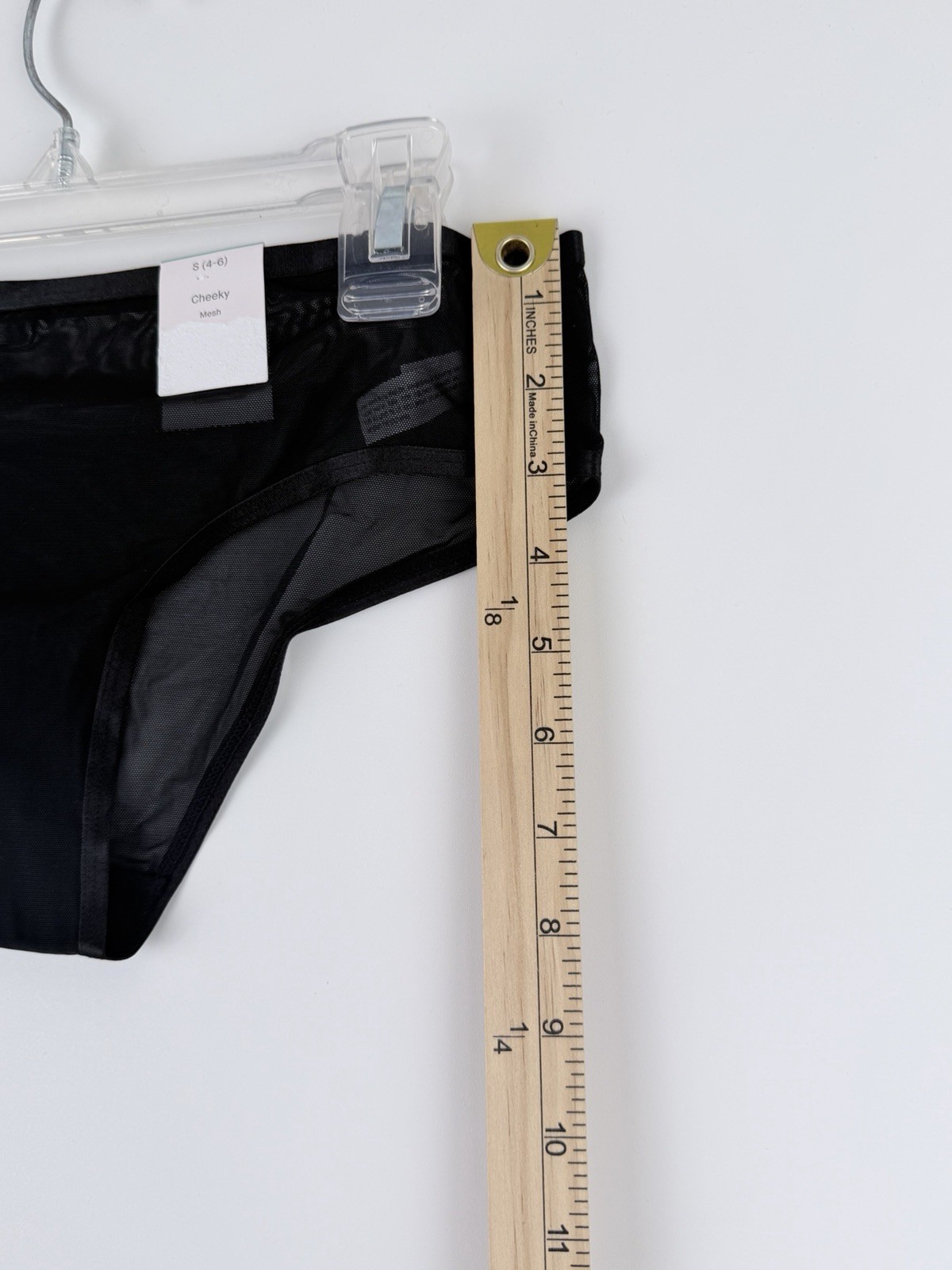Auden Women’s Cheeky Panties Black – Size SMALL (4-6)