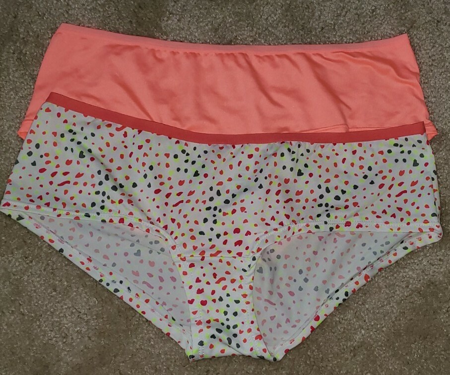 No boundaries Speckled Multi & Solid Hipster Panties Size 8 XL (2) NWOT RETIRED