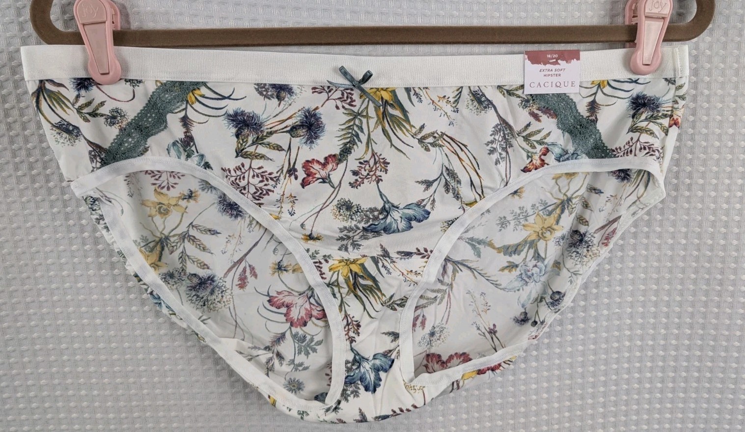 Cacique Extra Soft Hipster Floral Cotton Size 18/20 NWT Lane Bryant
