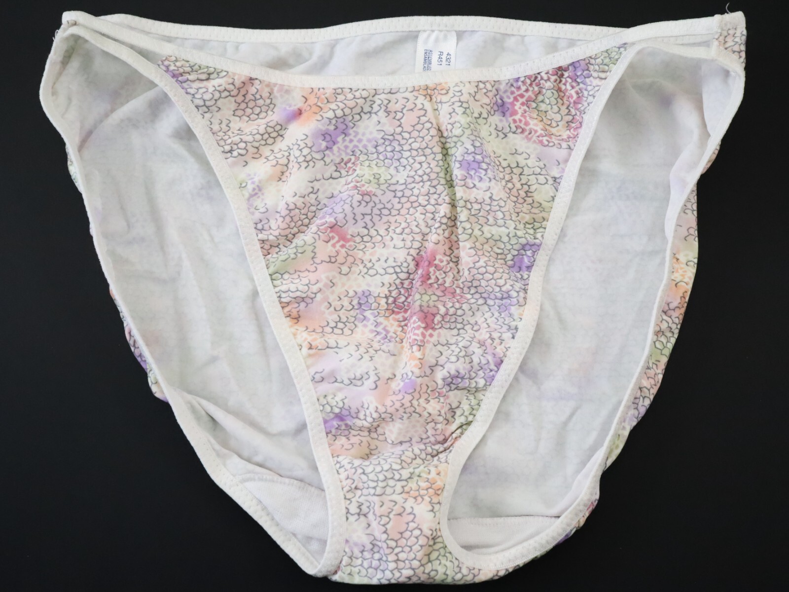 NEW Barely There TRUE VTG Y2K 00s Silky Microfiber String Bikini Panty LARGE