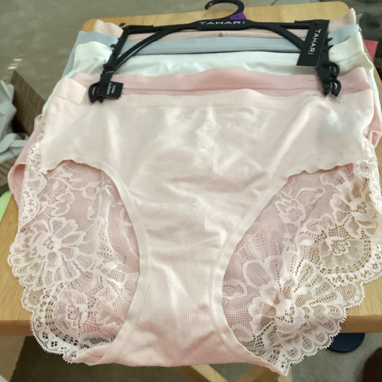 5-Pack TAHARI Women’s Bikini Variety Color Panties Sz XL bundle set