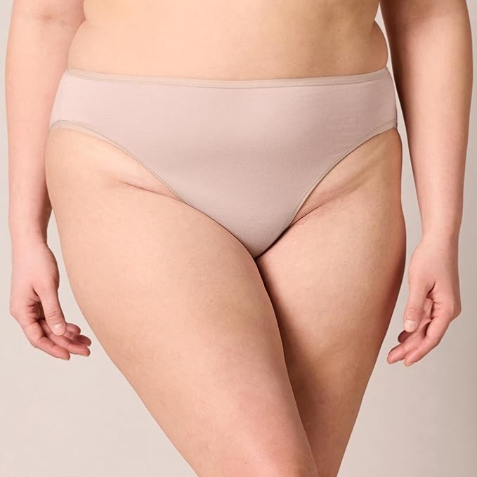 9 Amazon Essentials Women’s Cotton Stretch High-Cut Bikini Panties XXL 2XL