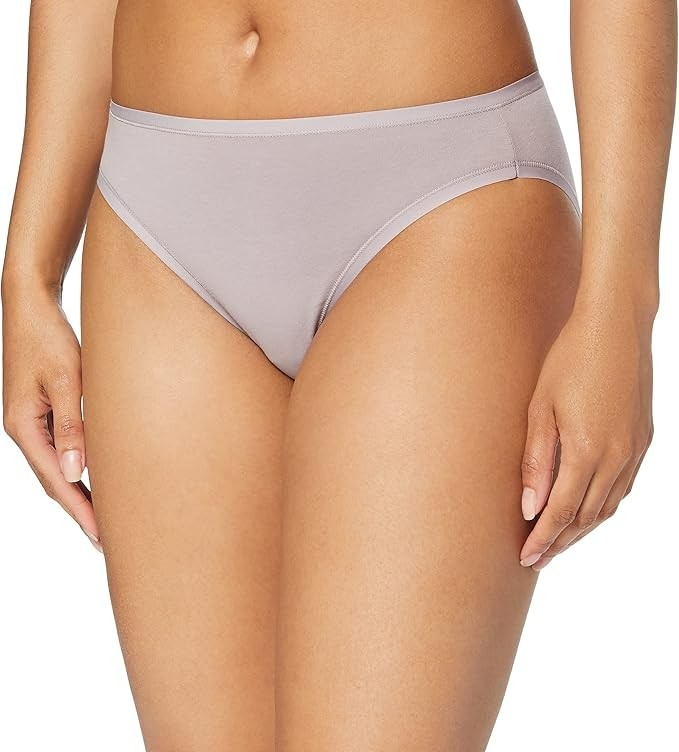 6-Pack Amazon Essentials Women’s Panties LARGE Ditsy/Dots Cotton High-Cut Briefs
