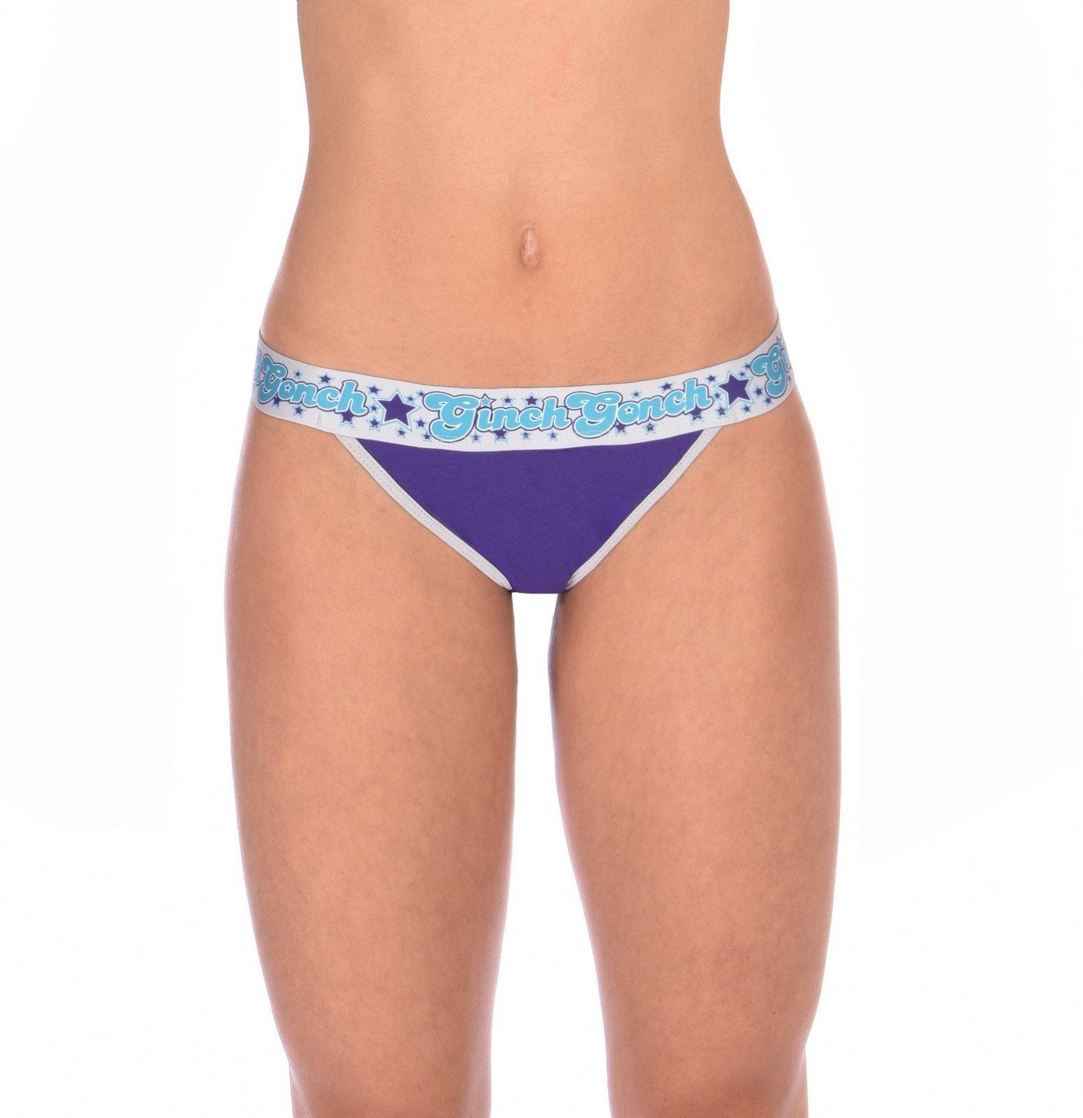 Ginch Gonch Women’s Purple Haze Thong/String Panties Stretch Underwear NWT