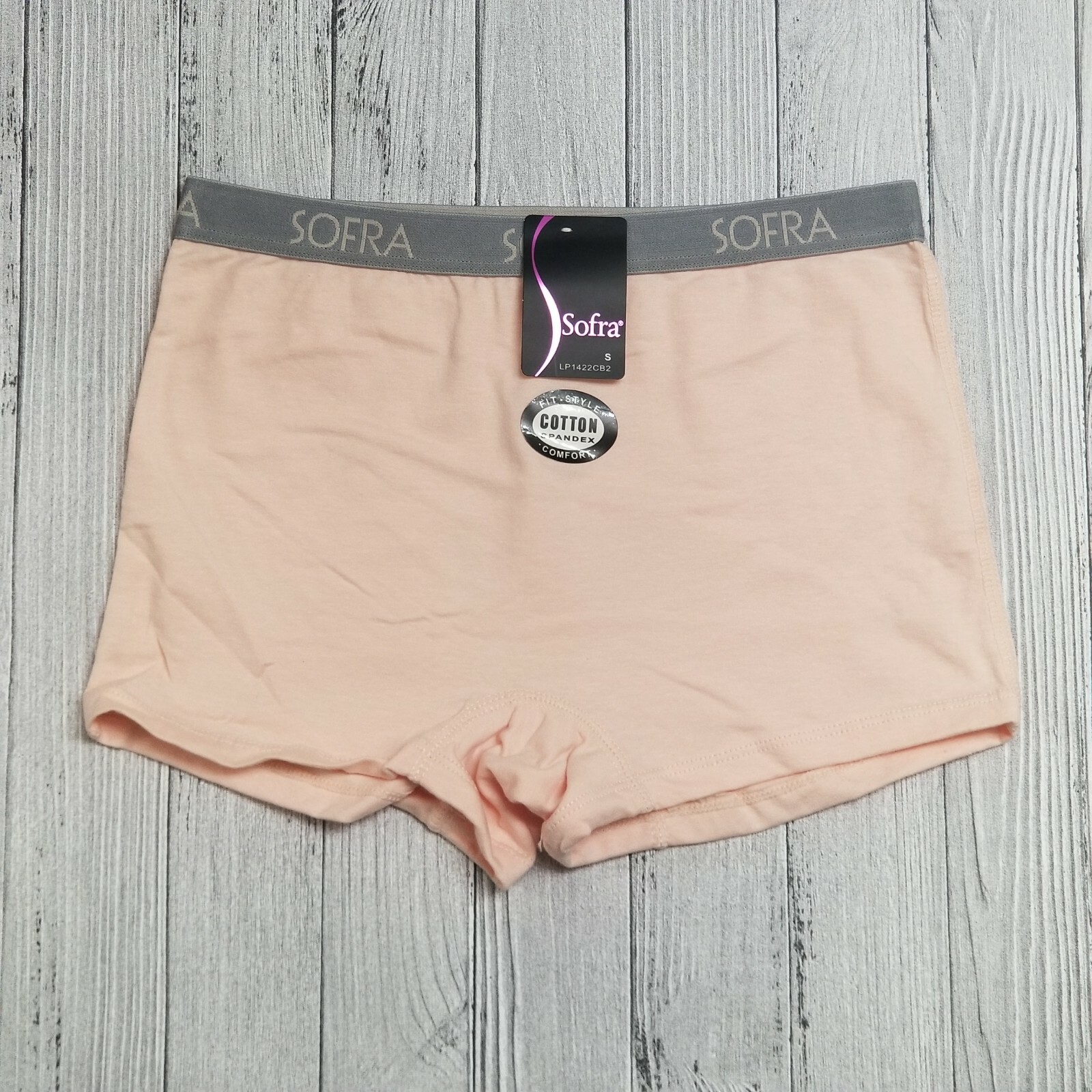 6Pack Women Soft Stretch Cotton High Rise Sport Boxer Shorts Boyshort Underwear