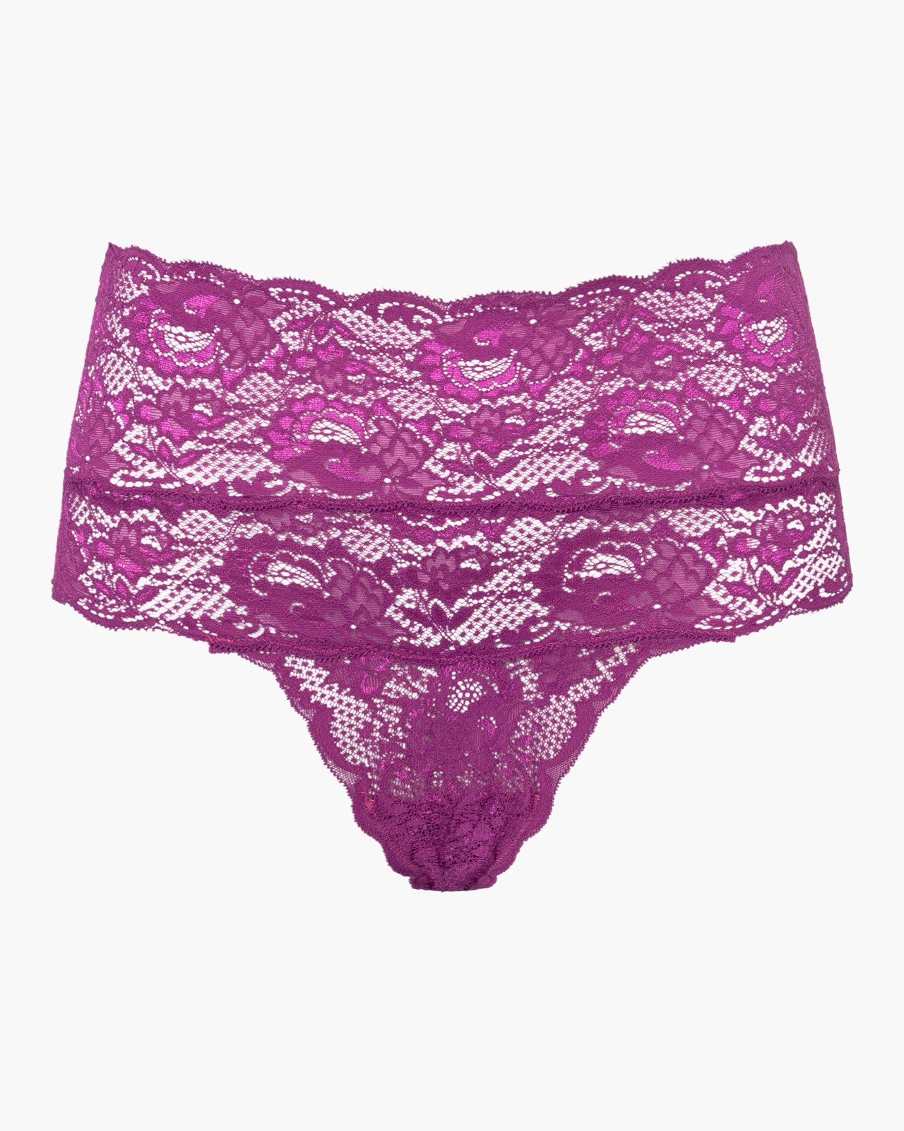 Cosabella NWT Panties Purple Lace Swiss Beet underwear Never Say Never